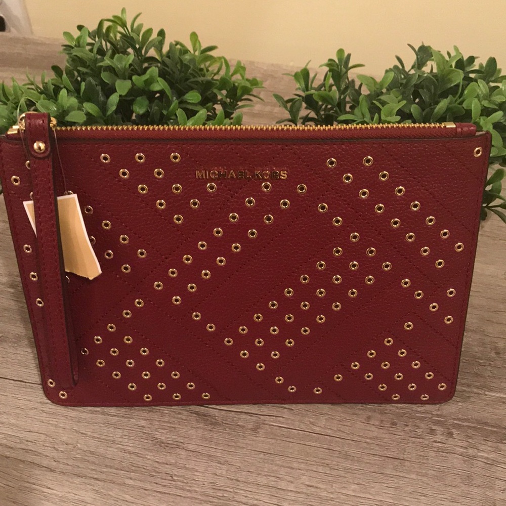 Michael Kors Leather Clutch - Picture 2 of 5